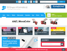Tablet Screenshot of elgrupoinformatico.com